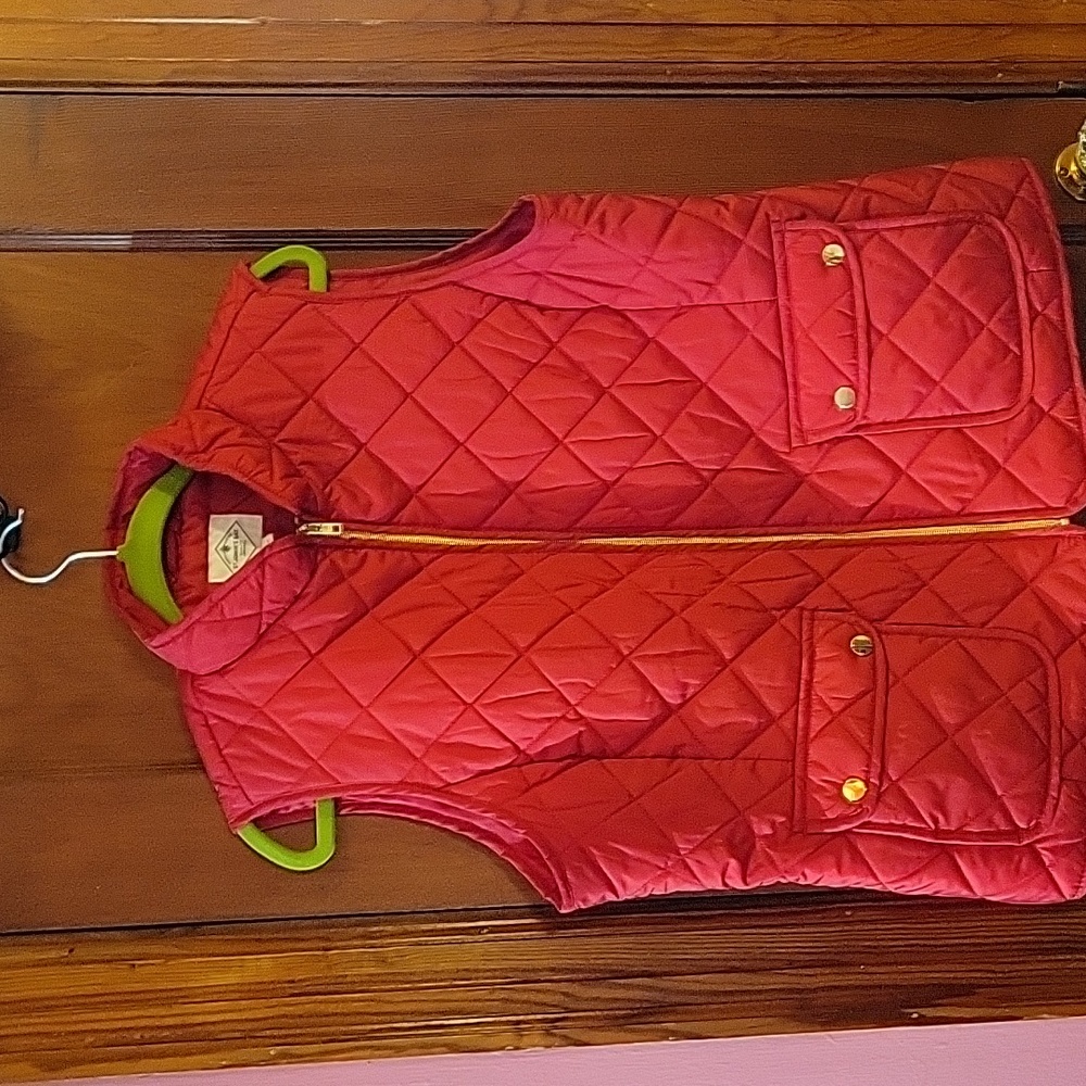 Red Puffer Vest